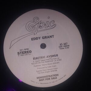 Eddie Grant Lp Promo Electric Avenue Walking On Sunshine 2005 Epic CBS